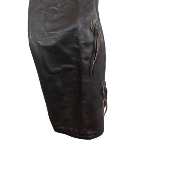 Leather Riding Chaps Custom - Picture 4 of 8